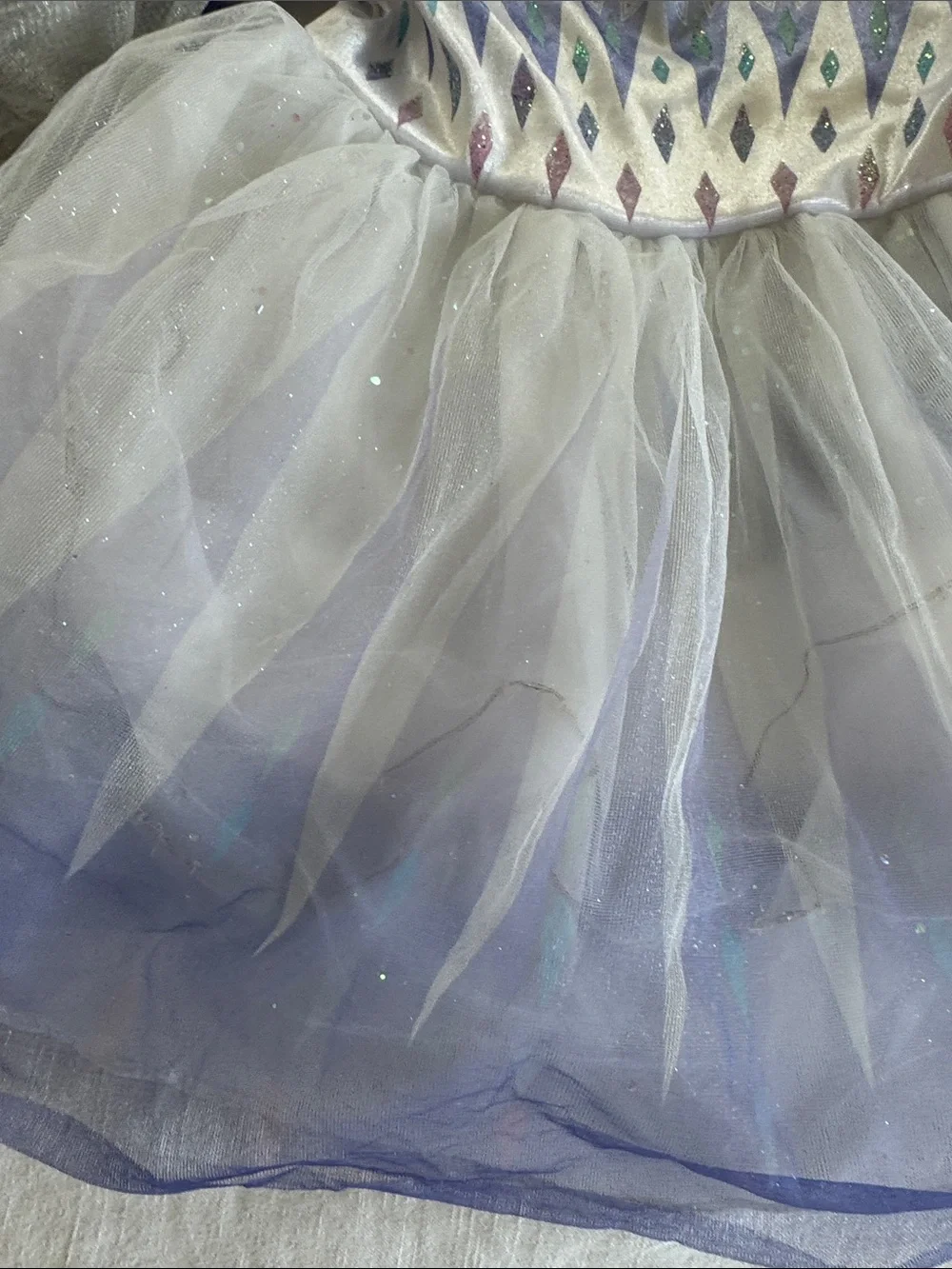 Kids Purple and White Princess Costume Dress - Brand